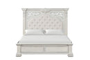 Promenade E.King & Queen Bed Brown & White - Furniture Center (NY)