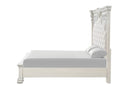 Promenade E.King & Queen Bed Brown & White - Furniture Center (NY)