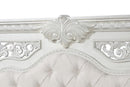 Promenade E.King & Queen Bed Brown & White - Furniture Center (NY)