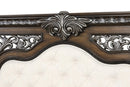 Promenade E.King & Queen Bed Brown & White - Furniture Center (NY)
