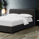 Vertham E.King, Full, & Queen Bed White & Black - Furniture Center (NY)