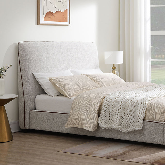 Pacifico Bed Brown - Furniture Center (NY)