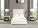 Cadwell E.King, Queen, & Full Bed White, Gray, & Black - Furniture Center (NY)