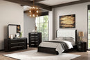 Osterley Queen Bedroom Set Black - Furniture Center (NY)