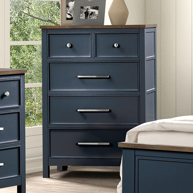 Pinetop Chest Blue - Furniture Center (NY)