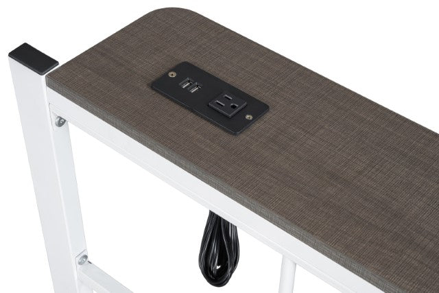 Nicoli Queen Metal Bed With Underbed Storage - Furniture Center (NY)