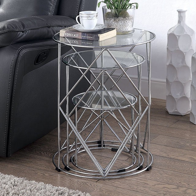 Madyson 3 Pc. Nesting Table - Furniture Center (NY)