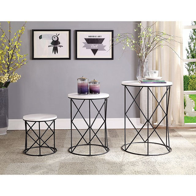 Madyson 3 Pc. Nesting Table - Furniture Center (NY)