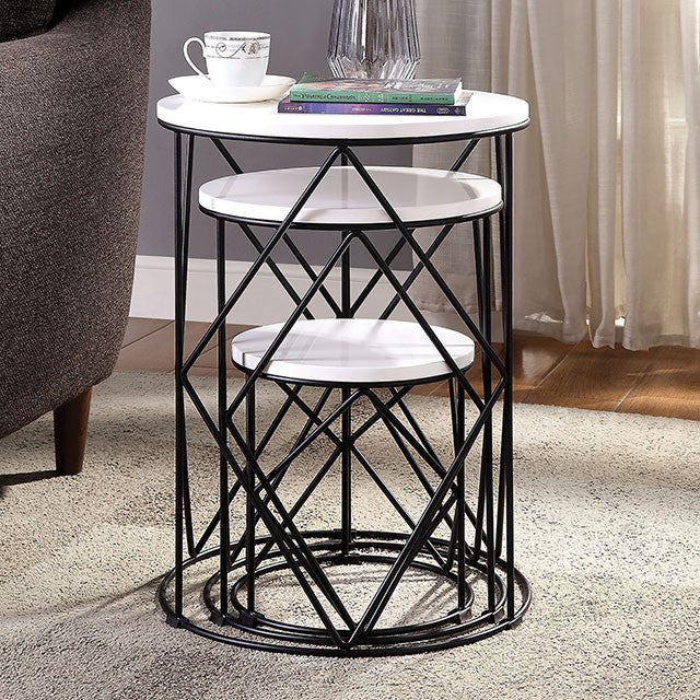 Madyson 3 Pc. Nesting Table - Furniture Center (NY)