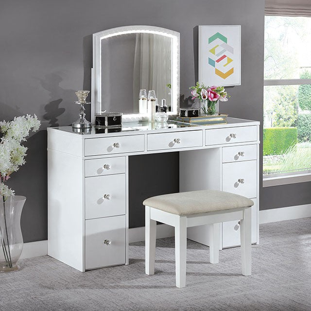 Louise Vanity W/ Stool - Furniture Center (NY)