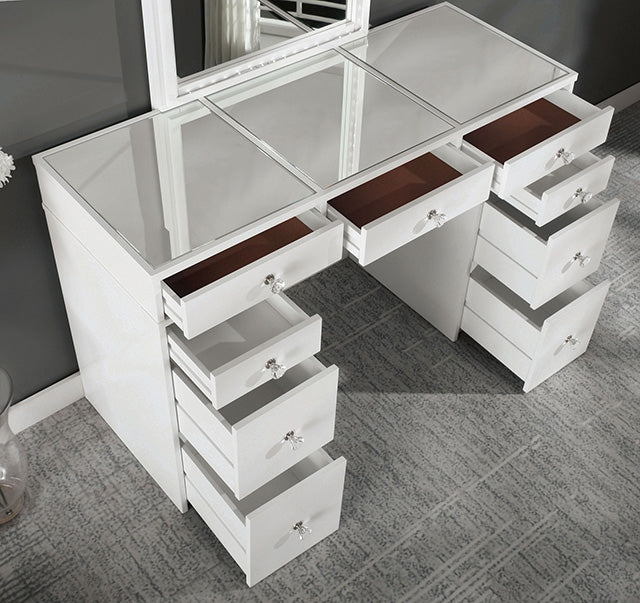 Louise Vanity W/ Stool - Furniture Center (NY)