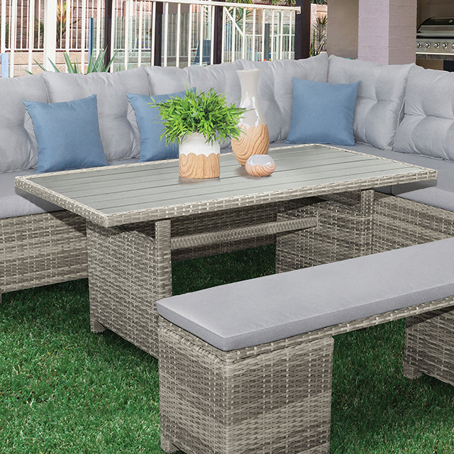 Malia Patio Dining Table - Furniture Center (NY)