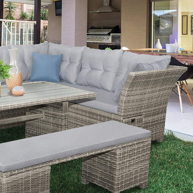 Malia 5 Pc. Sectional Set w/ Bench - Furniture Center (NY)