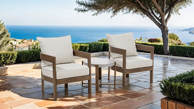 Lotus 3-PC Patio Set - Furniture Center (NY)