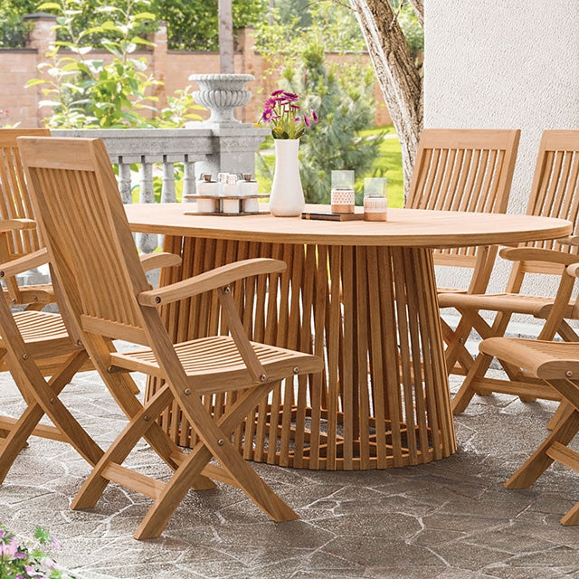 Lovina Oval Dining Table - Furniture Center (NY)