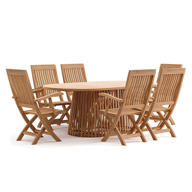 Lovina Oval Dining Table - Furniture Center (NY)