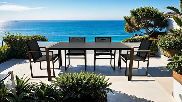 Oswego 8 Pc. Outdoor Dining Set - Furniture Center (NY)