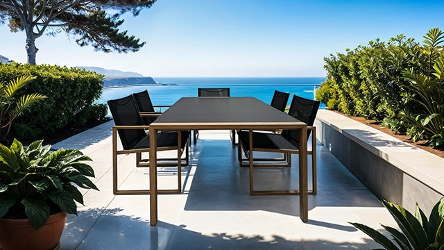 Oswego 8 Pc. Outdoor Dining Set - Furniture Center (NY)