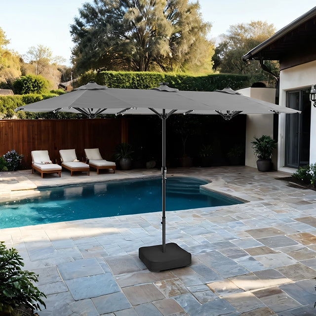 Musa Rectangular Market Umbrella - Furniture Center (NY)