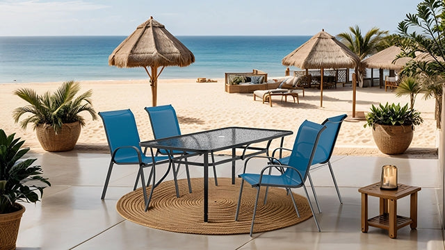 Pierro 5 Pc. Outdoor Dining Set - Furniture Center (NY)