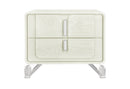 LYRA BEIGE NIGHTSTAND WITH USB - Furniture Center (NY)