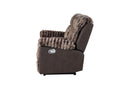 U6028 BROWN CONSOLE RECLINING LOVESEAT - Furniture Center (NY)