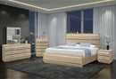 GENESIS GOLD KING BED WITH LED - Furniture Center (NY)