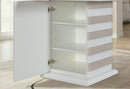 D2507 BAR TABLE WITH 6 D06 BAR STOOLS BEIGE - Furniture Center (NY)