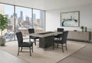 D8030 DINING TABLE AND 8 D8030 DINING CHAIRS - Furniture Center (NY)
