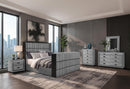 ISABELLA GREY KING BED GROUP - Furniture Center (NY)
