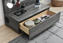 LEXI GREY TALL MIRROR WITH DRAWER AND SPEAKERS - Furniture Center (NY)