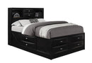LINDA BLACK QUEEN BED GROUP - Furniture Center (NY)