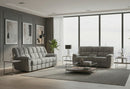 U6000 SMOKE RECLINING SOFA/CONSOLE RECLINING LOVESEAT - Furniture Center (NY)