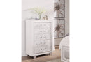 SANTORINI WHITE KING BED GROUP - Furniture Center (NY)