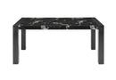 D4088DT BLACK MARBLE DINING TABLE - Furniture Center (NY)