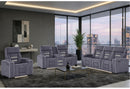 U1895 GREY P2 RECLINER WITH IS AND LED - Furniture Center (NY)