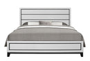 KATE WHITE KING BED, DRESSER, MIRROR AND NIGHTSTAND - Furniture Center (NY)