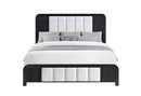 BECKETT WHITE/BLACK KING BED - Furniture Center (NY)