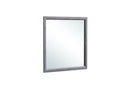 KATE FOIL GREY FULL BED, DRESSER, MIRROR AND NIGHTSTAND - Furniture Center (NY)
