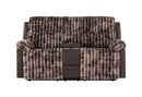 U6028 BROWN CONSOLE RECLINING LOVESEAT - Furniture Center (NY)