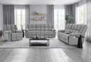 U6000 SMOKE RECLINING SOFA/CONSOLE RECLINING LOVESEAT/GLIDER RECLINER - Furniture Center (NY)