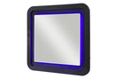 BECKETT WHT/BLK MIRROR W/ LED - Furniture Center (NY)