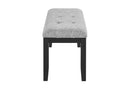 D1319 LT GREY BENCH - Furniture Center (NY)