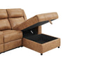 U6980 BROWN SECTIONAL - Furniture Center (NY)