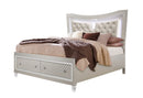PARIS CHAMPAGNE KING BED WITH LED - Furniture Center (NY)
