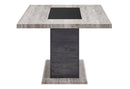 D8030 DINING TABLE WITH STORAGE DRAWERS AND STORAGE DOOR - Furniture Center (NY)