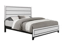 KATE WHITE KING BED, DRESSER, MIRROR AND NIGHTSTAND - Furniture Center (NY)