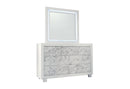 SANTORINI WHITE MIRROR - Furniture Center (NY)
