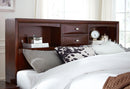 LINDA MERLOT KING BED GROUP - Furniture Center (NY)