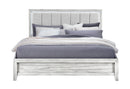ELSIE GREY KING BED WITH LED - Furniture Center (NY)